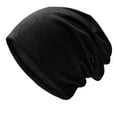 thumbnail image 1 of MIASHUI Tuque Tricotée Unisexe Automne Hiver Doublée en Molleton pour Temps Froid, Conception Épaissie pour la Chaleur, Coupe Extensible pour le Confort et le Style Noir, 1 of 2