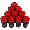 thumbnail image 1 of Signal Light,10Pcs AC/DC 24V 22mm LED Signal Light Led Indicatorlight Ultra Responsive, 1 of 7