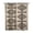 boho-2113, variant on Extra Long Boho Shower Curtain 72x84 Inches - Vintage Floral & Tropical Leaves Pattern, Waterproof Bohemian Bathroom Decor with 12 Hooks, Tribal Rustic Style