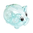 thumbnail image 2 of Alcancía de cerdo, regalo, ahorro de dinero, bote de almacenamiento, adorno de escritorio, decoración, cerdo Azul, 2 of 9