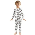 thumbnail image 3 of joogoo Mountain Bikes 2 Piece Long Sleeve Tee and Pants Cotton Pajama Set 8Y, 3 of 7