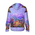 thumbnail image 3 of Fotbe Colorful Purple Cosmos Flower Men's Women's UPF 50+ Sun Protection Jacket Hooded Cooling Shirt with Pockets Hiking Outdoor Performance-XX-Large, 3 of 9