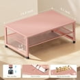 thumbnail image 5 of 2-Tier Computer Monitor Stand Riser, Desk Organizer for Monitor, Printer & Laptop Stand, Desktop Workspace Organizers for Office Supplies(Rose Gold), 5 of 6