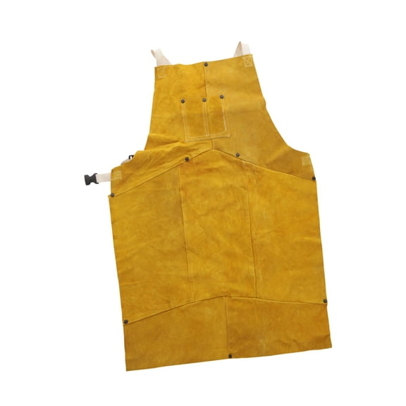 Cowhide Welder Apron Wear Resistance Mens Apron Unisex Apron for Welding Camping