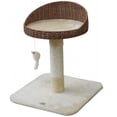 thumbnail image 1 of Go Pet Club SF081 24 in. Rattan Wicker Cat Tree Bed Furniture, 1 of 1