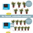 thumbnail image 2 of Automatic Drip Irrigation Kit USB Operation and Solar Panel Powered Voice Prompt DIY 15 Potted Indoor Timed Watering Device Double Pump Self Watering System for Patio Lawn Greenhouse Flower, 2 of 6