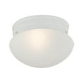 thumbnail image 2 of Cornerstone Mushroom Flush Mount in White, 2 of 2