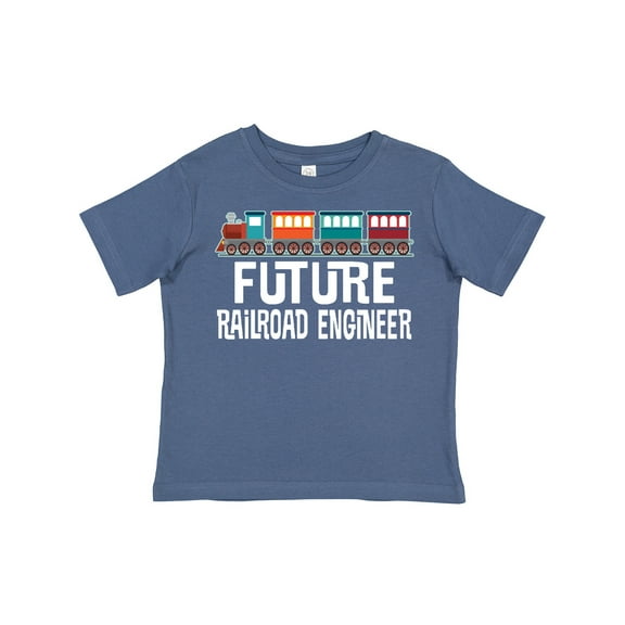 Inktastic Future Railroad Engineer Train Boys or Girls Toddler T-Shirt