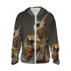 thumbnail image 1 of Fotbe Surreal Weightlifting Snail Chaqueta con Protección Solar UPF 50+ para Hombre y Mujer, Camisa con Capucha y Bolsillos-3X-Large, 1 of 7