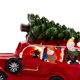 thumbnail image 4 of Matsuzay Resin Christmas Scene Snow House LED Decoration Set Village Desktop Kits de decoración para fiestas Coche luminoso, 4 of 6
