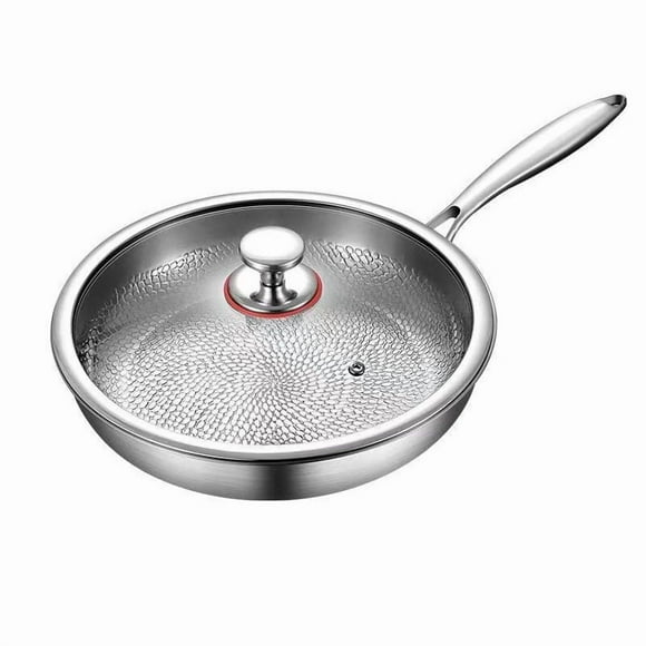 Staron Non Stick Skillet Pan, Uncoated Induction Gas Stove Frying Pan, Omelette Steak Pan for Home Cooking