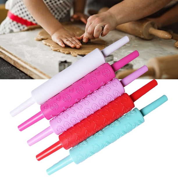Gwong hogar Pin de rodillo Odoro Independiente fácil de usar Rolling Pn en relieve de corazón de plástico para la cocina Gwong 21019847