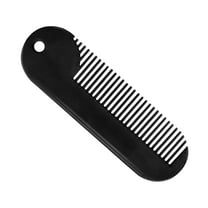 Pretyzoom Men's Barber Beard Comb Black Hair Accessories for Daily Grooming 1Pack