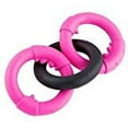 thumbnail image 3 of JW Pet Supply Big Mouth Ring Dog Toy for Interactive Play, Black & Pink, Small, 3 of 3