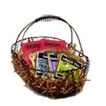 thumbnail image 4 of Stella Oblong Fixed Handle Wire Basket - Copper 11in, 4 of 4