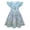 dress 163#Light Gray, variant on WAYUTE Girls Dress Summer Gradient Color Pleated Elastic Waisted Fashion Princess Fly Sleeve Sundress Casual Outdoor