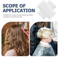 thumbnail image 3 of Mobutofu 25Pcs Hair Perm Insulation Pads Light Grey Sponge for Digital Ceramic Hairdressing Use, 3 of 6