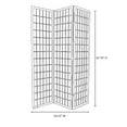 thumbnail image 4 of 3 Panneau Réglable Écran D'Obturation En Bois (Blanc), 4 of 4