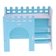 thumbnail image 2 of HAMSTER HOUSE, pequeño animal, jerbo, ratón, escondite, jaula, casa, hábitat para mascotas con escalera Azul, 2 of 9