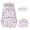 Daisy A/Beige, variant on Gray Daisy School Backpacks Set for Teen with Lunch Bag Water Resistant Lightweight Large Books Bag for Middle School