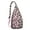 Pink-18, variant on Leopard Print Sling Backpack - Classic Animal Spot Pattern Crossbody Bag, Multi-Functional Pack for Work & Outdoor Adventures