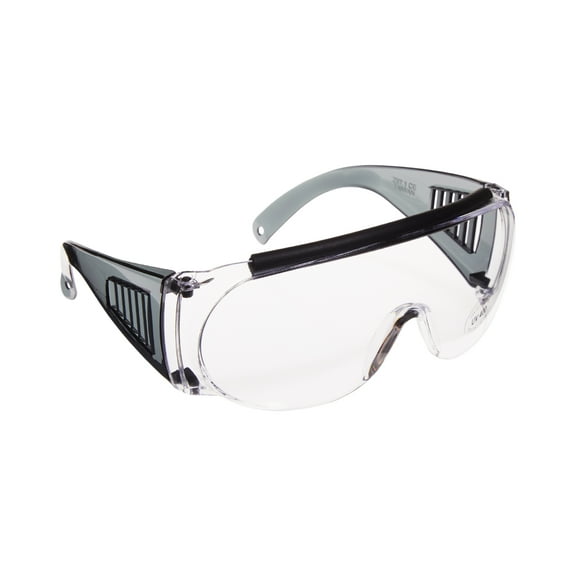 Allen Company Shooting & Safety Fit-over Glasses, Clear Lenses, Polycarbonate, 2169A, Large, 6.25"