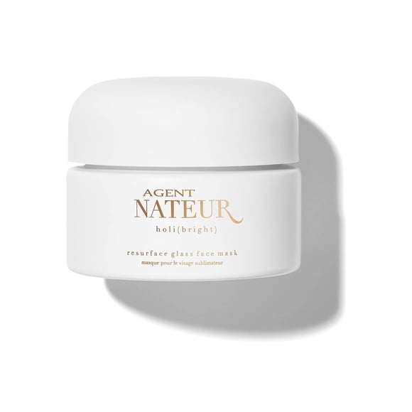 Agent Nateur - Mascarilla facial de vidrio rejuvenecedora natural holi (brillante) | Cuidado del cabello limpio, vegano y no tóxico (1 fl oz | 30 ml)