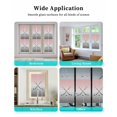 thumbnail image 6 of Window Privacy Film Pink Gray Ombre Stained Glass Window Film Decorative Sun Block Window Cover Black Hockey Sticks Minimalist Style Window Clings Static Adhesive Sticker for Bathroom 19.6"x39.3", 6 of 7