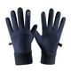 thumbnail image 1 of Guantes cálidos de invierno NikouMX guantes de ciclismo táctiles a prueba de viento negro gris claro azul marino gris M L, 1 of 8
