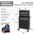 thumbnail image 6 of Olympia Tools 20-Inch Rolling Tool Cabinet with 5 Drawers, 6 of 7