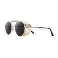 thumbnail image 3 of Steampunk Sunglasses Metal Frame Side Gothic Glasses for Women Red, 3 of 7