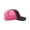 Dark Grey/Fluro Fuchsia, variant on Headwear  Adult Sonic-S 6 Panel Structured Trucker Cap