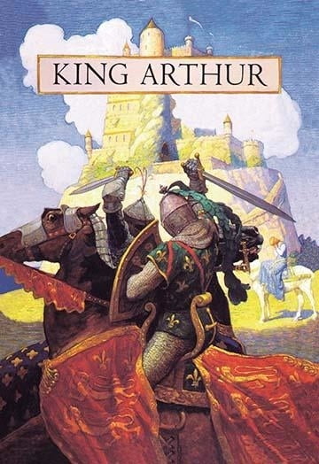 King Arthur Poster Print by N.C. Wyeth (24 x 36) - Walmart.com