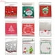 thumbnail image 2 of 50/100 piezas 10x10 cm Bolsas de dulces navideños Galletas de Papá Noel Envases de bocadillos Bolsa de regalo Suministros de decoración navideña, 2 of 5