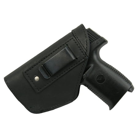 Sig Mk25 Left Barsony Left Black Leather IWB Holster Size 17 Beretta CZ EAA Ruger Springfield Sig Compact 9 40 45 ()