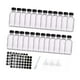thumbnail image 2 of 24 botellas de vidrio, divisores pequeños con tapas, minibotellas, botellas de muestra, jugo 24 piezas de 4 oz, 2 of 8