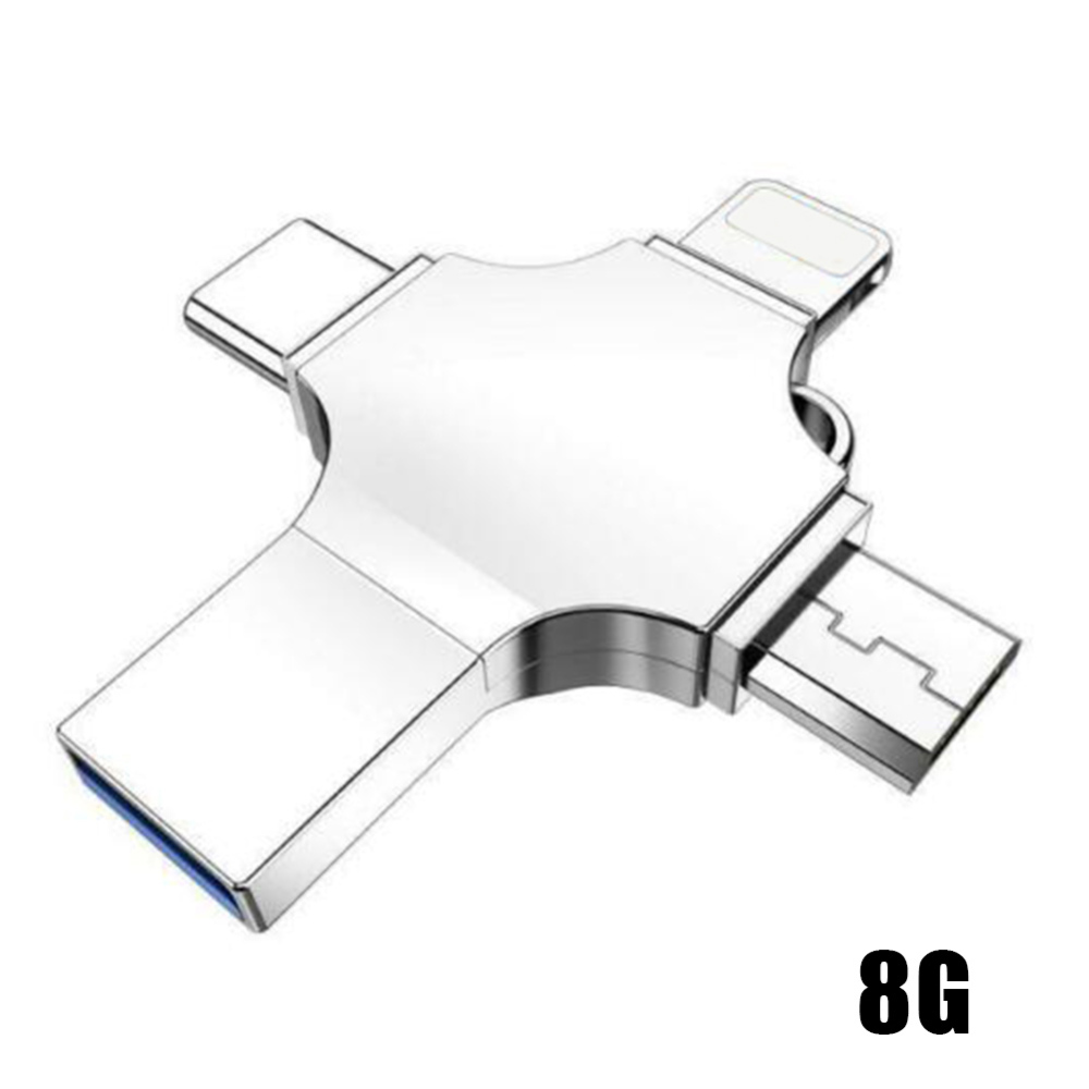 4 in 1 Smart USB Drive High Speed Data Transmission Portable for iOS