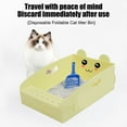 thumbnail image 5 of HOZVOMI Disposable Open Top Litter Tray, Foldable Extra Large Travel Cat Litter Box, Waterproof Portable Toilet for Outdoor Use, 5 of 6