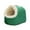 Green, variant on Winter Cat Bed with Removable Cushion, Self Warming Pet Cave for Indoor Cats and Small Dogs, Cozy Hooded Sleeping Tent Washable