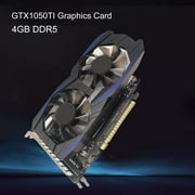Citystores GTX1050TI Graphics Card 4GB DDR5 PCI Express 2.0 High Clarity Gaming Video Card for Desktop