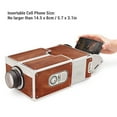 thumbnail image 3 of Projector DIY Smartphone Projector 8X Image Magnification Cardboard Home Cinema Theater Box Projector for Cellphones, 3 of 7