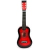 Acoustic Classic Rock 'N' Roll 6 Stringed Toy Guitar Musical Instrument w/ Guitar Pick, Extra Guitar String (Red)