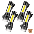 thumbnail image 1 of Juego de 4 Lamparas Bloosom  Tactica Recargable Led Negro, 1 of 5