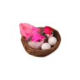 thumbnail image 3 of Nido de pájaro y huevos Nido De Pájaro Artificial Con Adorno De Huevos Artes Del Césped Para La Decoración De Primavera Rosa, 3 of 8