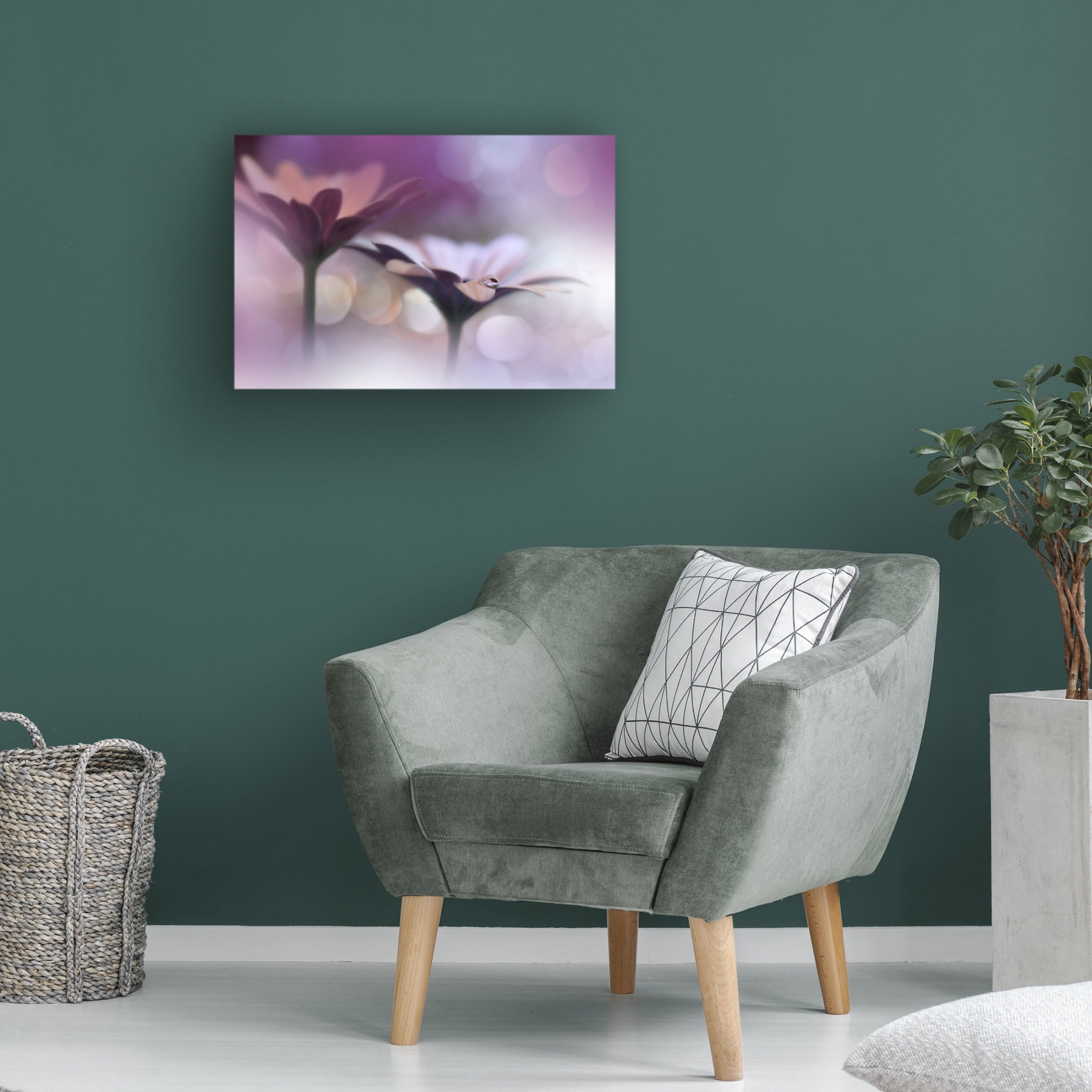 Canvas Wall Art - Juliana Nan 'Oo' Wall Art for Living Room, Bedroom, or Office D?cor by Trademark Fine Art - 24 x 16 Inches