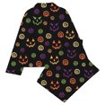 thumbnail image 4 of JAJAHO Halloween Girls Pajama Set Long Sleeve Shirt Long Pants Pajamas Kids Cute Pattern Pj Sets Sleepwear For 3-14Y, 4 of 4
