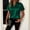 Green, variant on Endives Womens Satin T-shirt V Neck Short Sleeve T Shirt Elegant Blouse Womens Top Summer Outfits Khaki