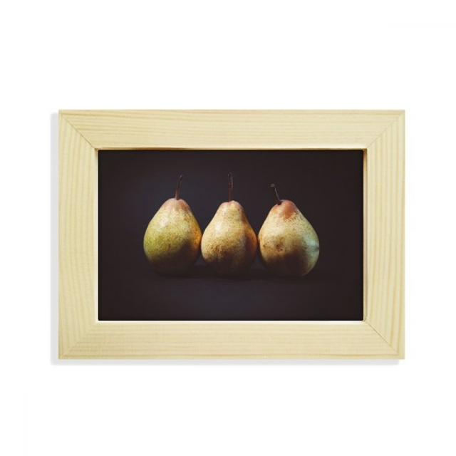 Fresh Pear Temperate Fruit Picture Desktop Decorate Photo Frame Picture Art Painting 5x7 inch