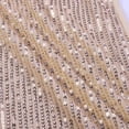 thumbnail image 3 of Womens T Shirts Women Sexy V-Neck Sequin Soild Color Long Sleeve Fold Navel Casual Blouse Gold Loose Fit Basic Blouse L, 3 of 7