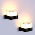 thumbnail image 1 of 2 Pcs Applique Murale Extérieure 5W*2 Éclairage Extérieur Étanche Ip65 Aluminium Acrylique Compatible, 1 of 5